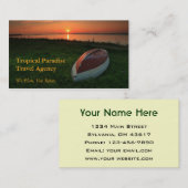 Carte De Visite Agence de voyages (Devant / Derrière)