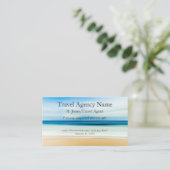 Carte De Visite Agence de voyages (Debout devant)