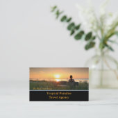 Carte De Visite Agence de voyages (Debout devant)