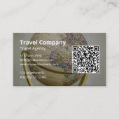 Carte De Visite Agence de voyages Globe (Devant)