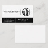 Carte De Visite Agence immobilière | Gestion des propriétés (Devant / Derrière)