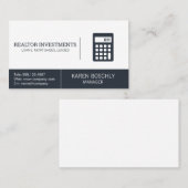 Carte De Visite Agence immobilière | Gestion des propriétés | Fina (Devant / Derrière)