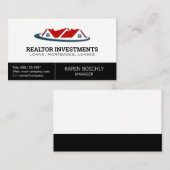 Carte De Visite Agence immobilière | Immobilier de maison hypothéc (Devant / Derrière)