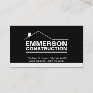 Carte De Visite Agent-Construction-Bricoleur classique 2d