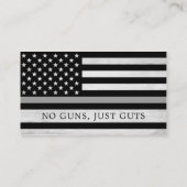 Carte De Visite Agent correctionnel Prière Garde pénitentiaire (Dos)