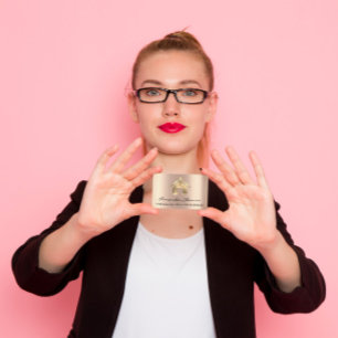 Carte De Visite Agent courtier immobilier professionnel Rose QR