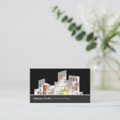 Carte De Visite Agent courtier immobilier urbain Agent concessionn (Debout devant)