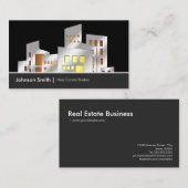 Carte De Visite Agent courtier immobilier urbain Agent concessionn (Devant / Derrière)