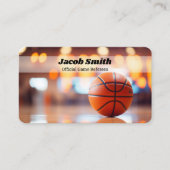 Carte De Visite Agent d'arbitre de basketball (Devant)