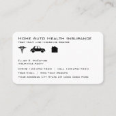 Carte De Visite Agent d'assurance auto-assurance (Devant)