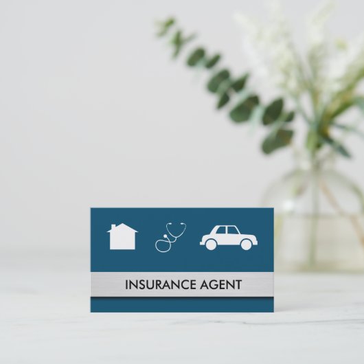 Carte De Visite Agent d'assurance auto-assurance (Debout devant)