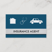 Carte De Visite Agent d'assurance auto-assurance (Devant)