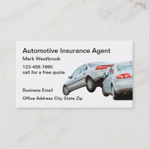 Carte De Visite Agent d'assurance automobile