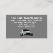 Carte De Visite Agent d'assurance automobile (Devant)