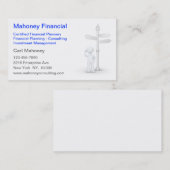 Carte De Visite Agent d'assurance-conseils financiers (Devant / Derrière)