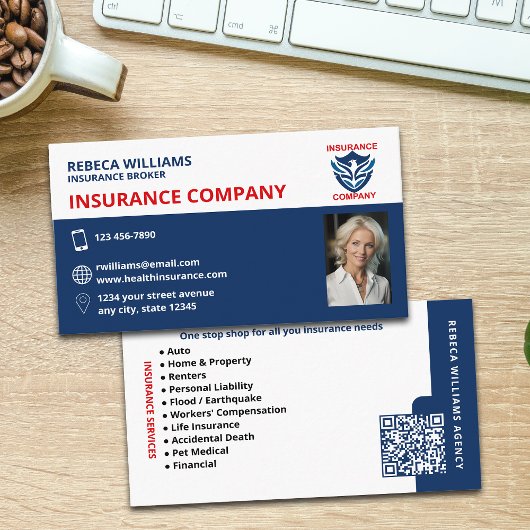 Carte De Visite Agent d'assurance / Entreprise