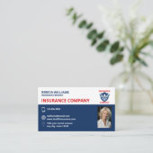 Carte De Visite Agent d'assurance / Entreprise (Debout devant)