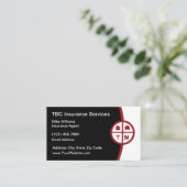 Carte De Visite Agent d'assurance Médicale de la vie moderne (Debout devant)