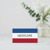 Carte De Visite Agent d'assurance Medicare simple (Debout devant)