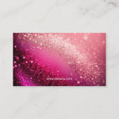 Carte De Visite Agent d'assurance Modèle photo de Parties scintill (Dos)