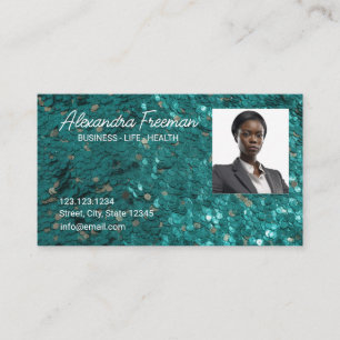 Carte De Visite Agent d'assurance Modèle photo de Parties scintill