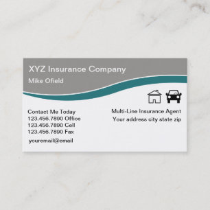 Carte De Visite Agent d'assurance multibranche