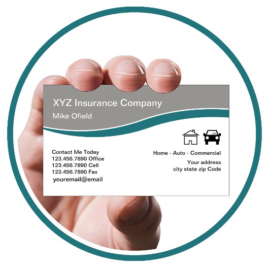Carte De Visite Agent d'assurance multibranche