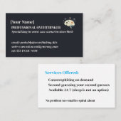 Carte De Visite Agent de chaos drôle Surpenseur professionnel (Devant / Derrière)