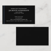 Carte De Visite Agent de la force publique Commissariat de police (Devant / Derrière)