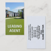 Carte De Visite Agent de location d'appartements modernes (Devant / Derrière)