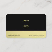 Carte De Visite Agent de mise en oeuvre (Dos)