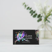 Carte De Visite Agent de nettoyage résidentiel et commercial (Debout devant)