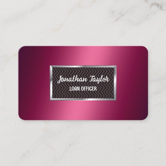 Carte De Visite Agent de prêt (Devant)