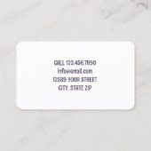 Carte De Visite Agent de prêt (Dos)