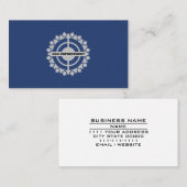 Carte De Visite Agent de Recouvrement de Fugitif pour l'Exécution (Devant / Derrière)
