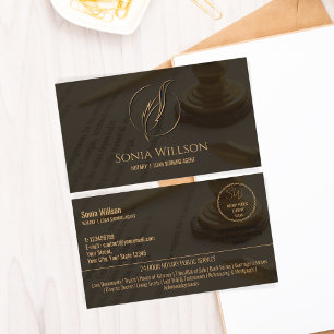 Carte De Visite Agent de signature de contrat de prêt et de notair