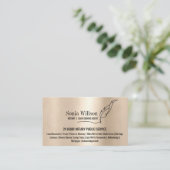 Carte De Visite Agent de signature de contrat de prêt et de notair (Debout devant)