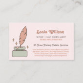 Carte De Visite Agent de signature de contrat de prêt et de servic (Devant)