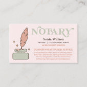 Carte De Visite Agent de signature de contrat de prêt et de servic (Devant)