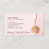 Carte De Visite Agent de signature de crédit et de notaire mobile (Dos)