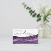 Carte De Visite Agent de signature de crédit et de notaire mobile  (Debout devant)