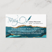 Carte De Visite Agent de signature de crédit et de notaire mobile  (Devant)