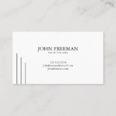 Carte De Visite Agent de signature de notaire de script noir minim