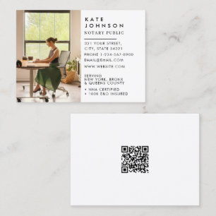 Carte De Visite Agent de signature de notaire minimaliste - Profes