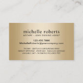 Carte De Visite Agent de signature de notaire mobile Luxury Red & (Dos)