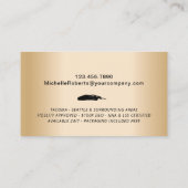 Carte De Visite Agent de signature de notaire Modern Photo Profess (Dos)