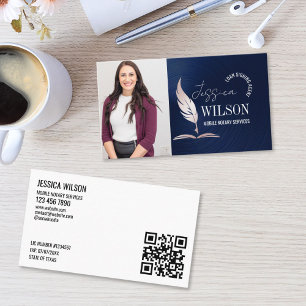 Carte De Visite Agent de signature de prêt de notaire mobile avec