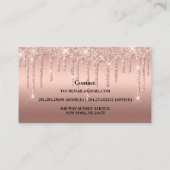 Carte De Visite Agent de signature de prêt de Parties scintillant (Dos)