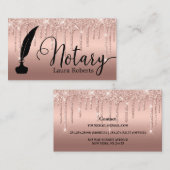 Carte De Visite Agent de signature de prêt de Parties scintillant (Devant / Derrière)