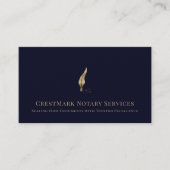 Carte De Visite Agent de signature de prêt notaire (Devant)